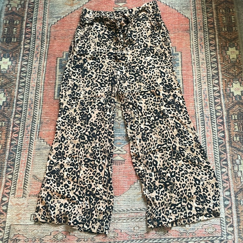 Wilfred fawn pant- wide leg, elastic waist